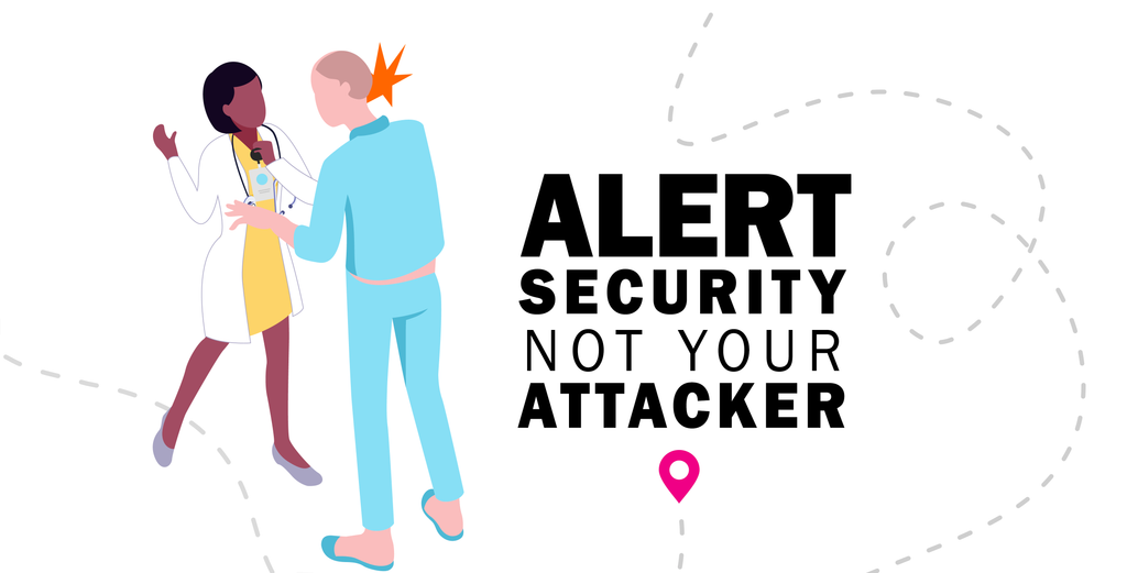 Alert security for attacker situations, protect employees