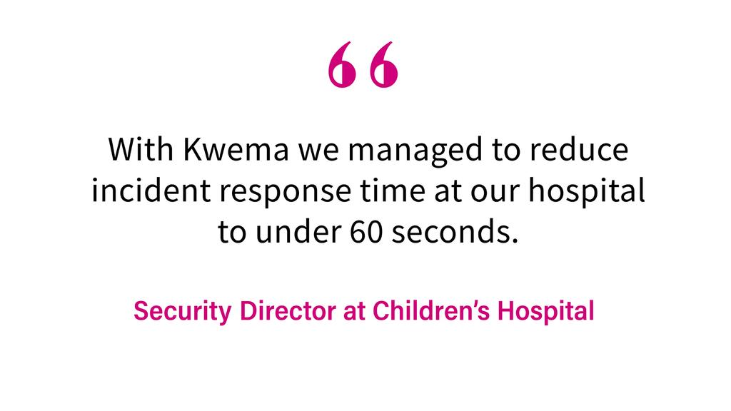 Manage to reduce incident response time in hospitals